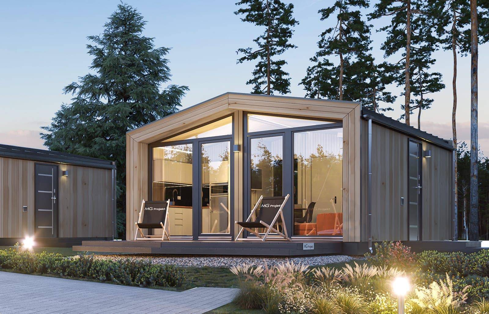 Modulový dom MG2 – exteriér 1